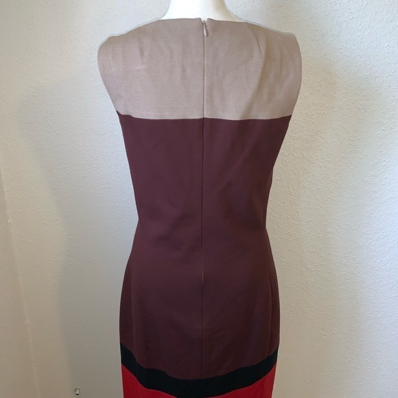 Akris Punto Color Block Sleeveless Dress Size 6 - Picture 6 of 11